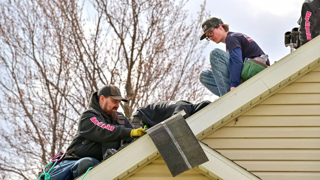 Expert roofing repair services by Above All Roofing in Rochester, MN