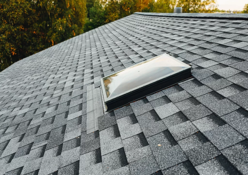 New asphalt shingle roof installed on a Minnesota home, showing long-lasting roofing materials designed for harsh weather